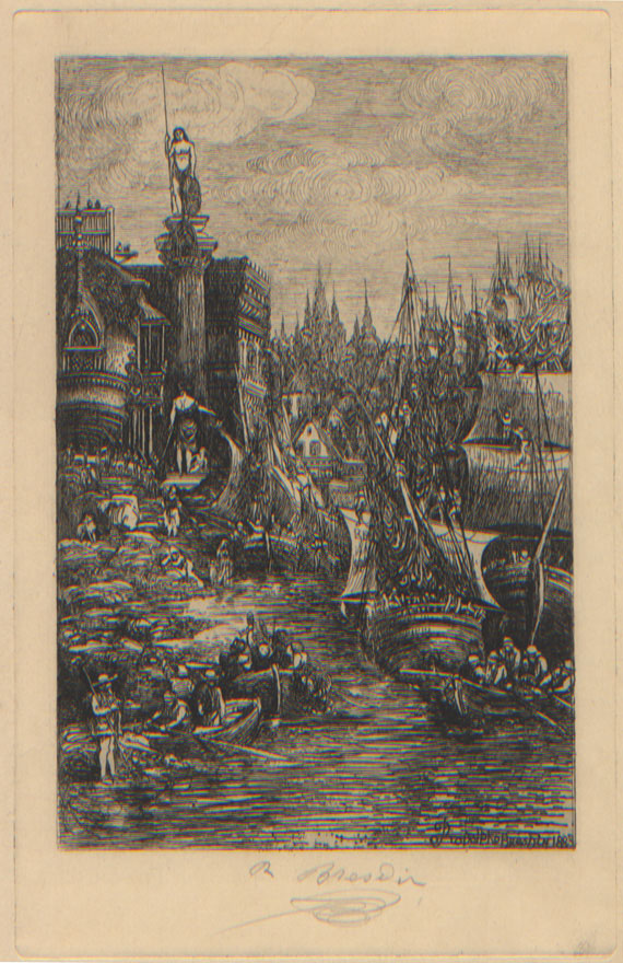 Rodolphe Bresdin, Mon Rve, etching