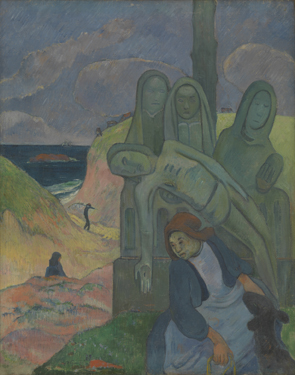 Paul Gauguin, Calvaire Breton, oil on canvas, 1889