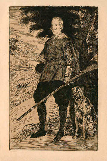 Edouard Manet, Philippe IV, eau-forte