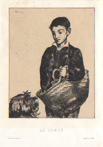 Manet; Le Gamin, lithograph