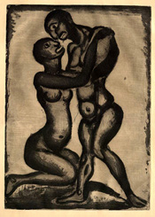 Georges Rouault, Nuptials, etching