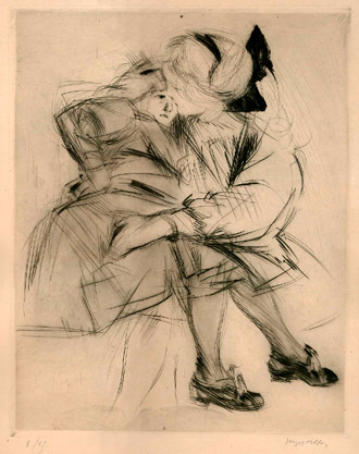 Jacques Villon, Grande Soeur, gravure (image)